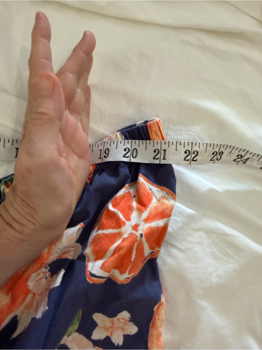 THEIR NIBS Cotton Pajamas Shorts and Top Set Blue Orange Fruit L - Picture 12 of 14